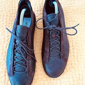 Emporio Armani Black and Brown Sneakers Sleek Design